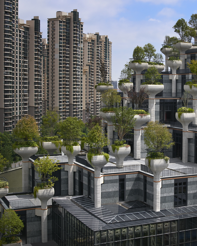1000 Trees – niesamowity kompleks budynków porośniętych drzewami