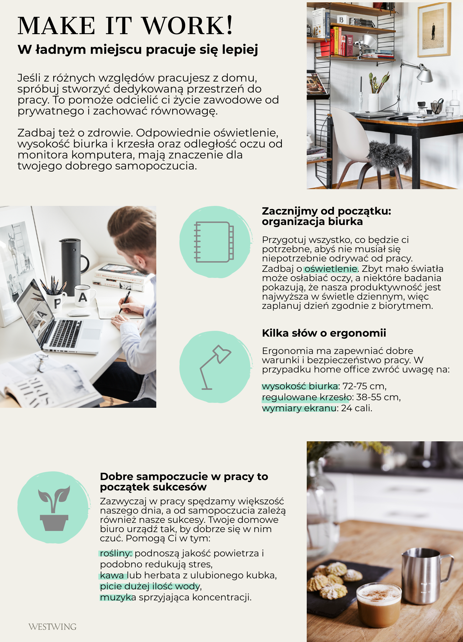 Home office – poznaj 7 zasad zdrowej i skutecznej pracy z domu 