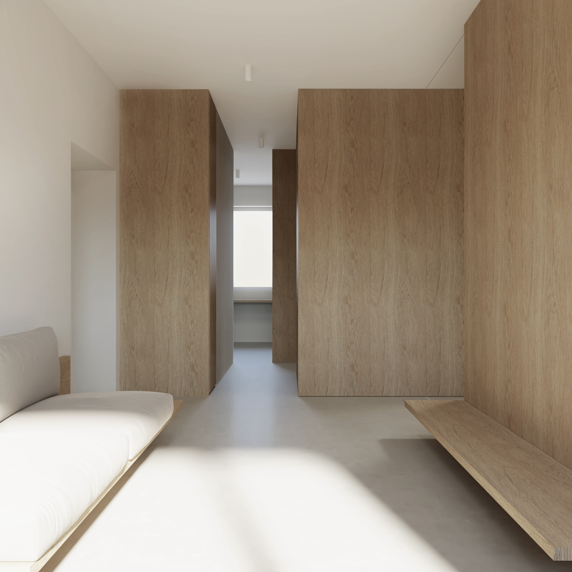 Małe przestrzenie: minimalistyczny apartament w Gdyni
