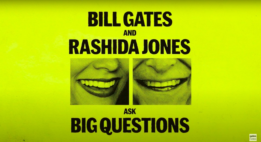 Bill Gates and Rashida Jones podcast