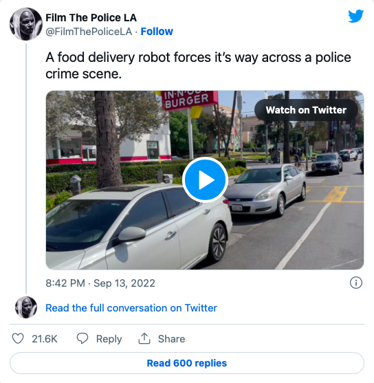 Tweet Film The Police LA /twitter.com